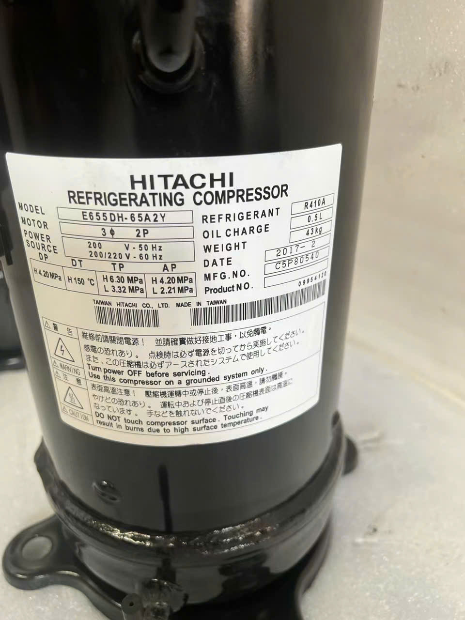 Máy nén lạnh E655DH-65A2Y